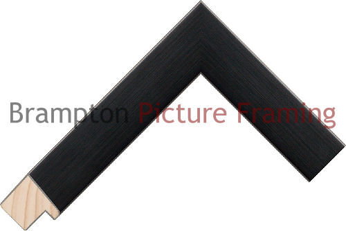 8mm wide black flat - black,