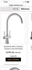 Blanco Max Chrome Kitchen Sink