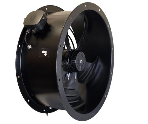 Industrial cased axial fan - cased,