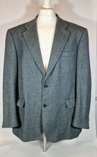Debenhams Blue Grey Wool Tweed