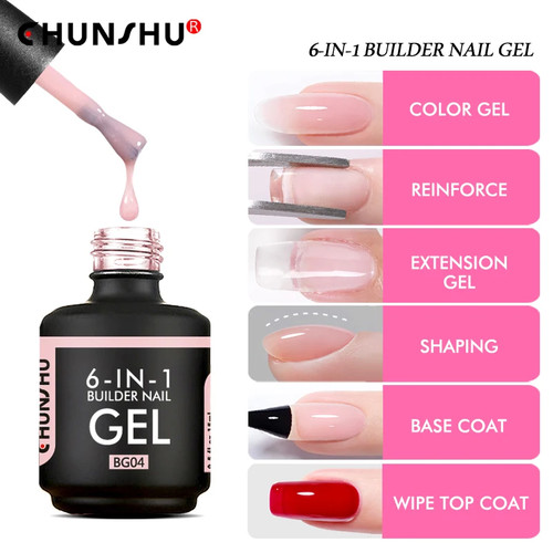 Builder nail gel uv - 6,