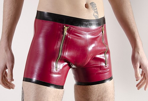 Rubber sailors shorts - rubber,