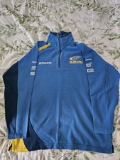 Subaru World Rally Team Official Long Sleeve Polo Shirt Size L