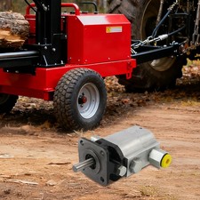 Hydraulic log splitter - log, pump