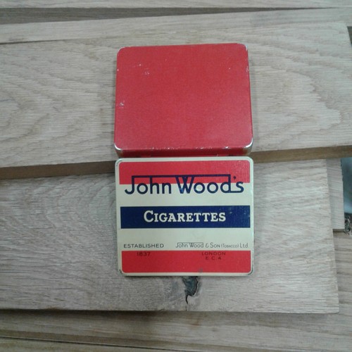 John wood cigarettes tin - cigarettes,