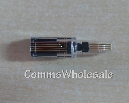 Clear black telephone - black,