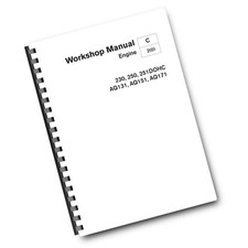 VOLVO PENTA DRIVES 230 250 251 DOHC AQ131 AQ151 AQ171 ENGINE - SERVICE WORKSHOP