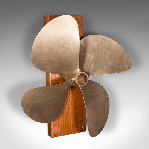 Large vintage ship propeller - large,
