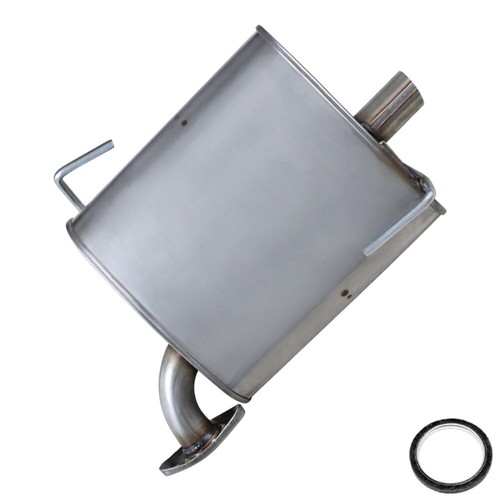Stainless steel exhaust rear - stainless,