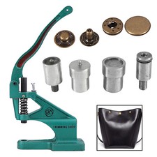 Iron Die Set for Green Machine 10/12/15/17/20mm S Spring Press Stud Setting Tool