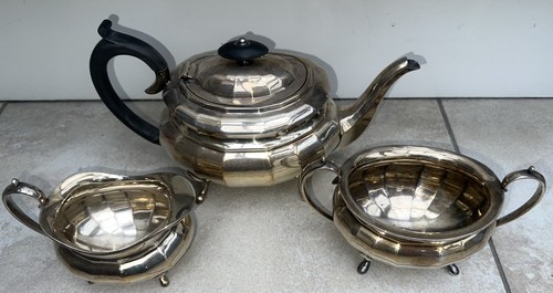 Silver plated epns tea set - plated,epns,tea,