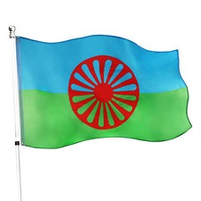 ROMANY GYPSY FLAG 5' x 3'
