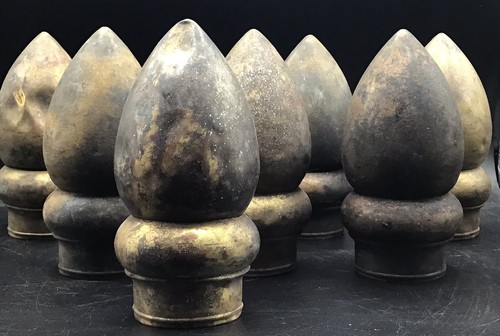 Antique brass bed post - antique,