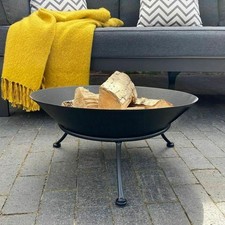  Outdoor Round Fire Pit Bowl - 47cm