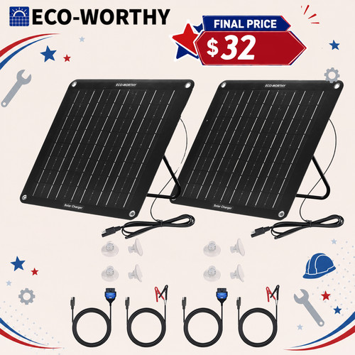 Eco worthy pack 10w - 2, solar
