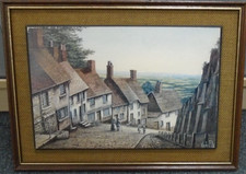 FRAMED PRINT " Gold Hill