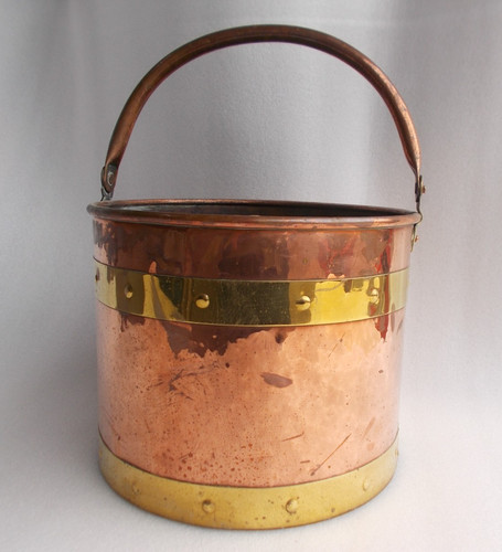 Scuttles copper coal scuttle - scuttles,