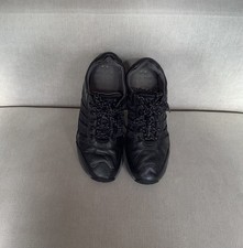 Clarks Black Leather Wave Walk Size 6 EU 39
