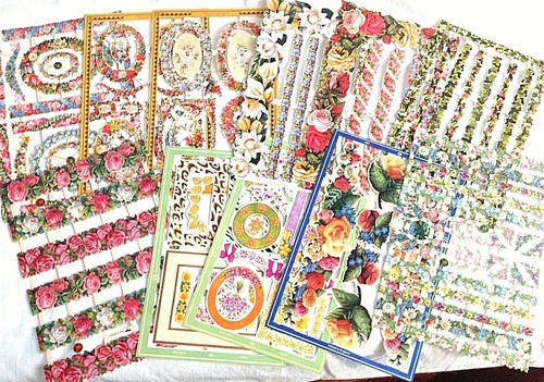 Decoupage paper scrap sheet - paper,
