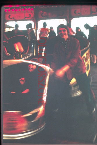 35mm slide 1970 fairground - slide,