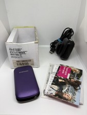 Samsung GT-E1190 Purple Mobile Phone Flip Phone