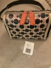 Orla Kiely printed leather