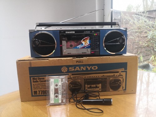 Sanyo 7780l boombox - m-7780l,