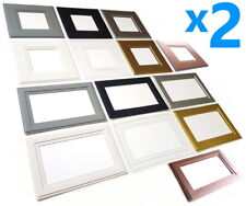 2 x Finger Plates Light Switch Single Double Plug Socket Surround Panel Cover