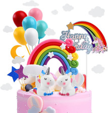 OSDUE 21PCS Unicorn Cake