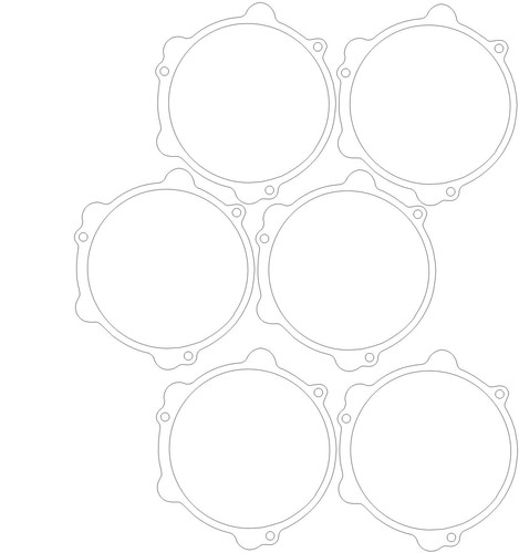 Suzuki pe400 gasket new - suzuki,