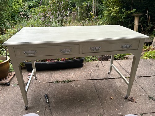 Antique bureau writing desk - antique,