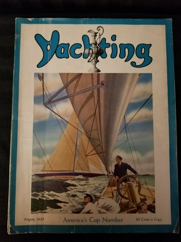 Yachting magazine august - august, 1937