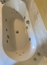 Whirlpool jacuzzi with pool panel