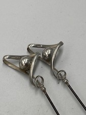 PAIR OF ANTIQUE SILVER CHARLES