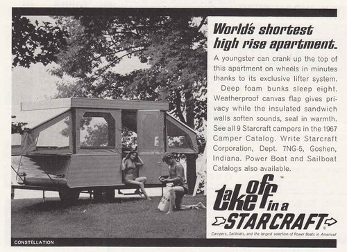 1967 starcraft camper high - starcraft,