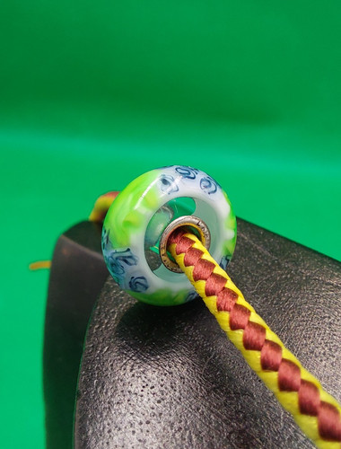 Trollbeads blue flax bead - flax,