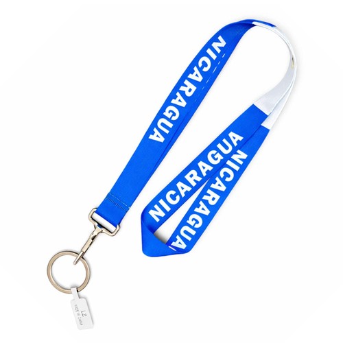 Nicaragua flag lanyard - 18",