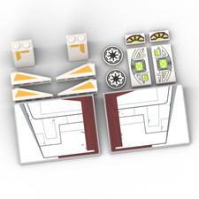 Upgrade Kit (Printed Parts) for LEGO® Star Wars 75021 Republic Gunship™