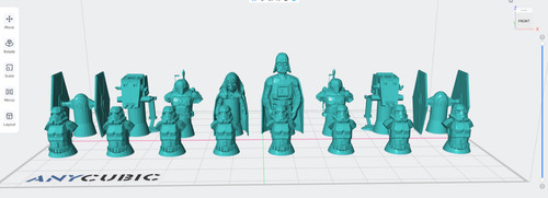 Star wars chess - wars, set
