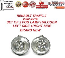 FOR RENAULT TRAFIC  II 2002-2014 SET OF 2 FRONT FOG LAMP LIGHT  LEFT+RIGHT PAIR