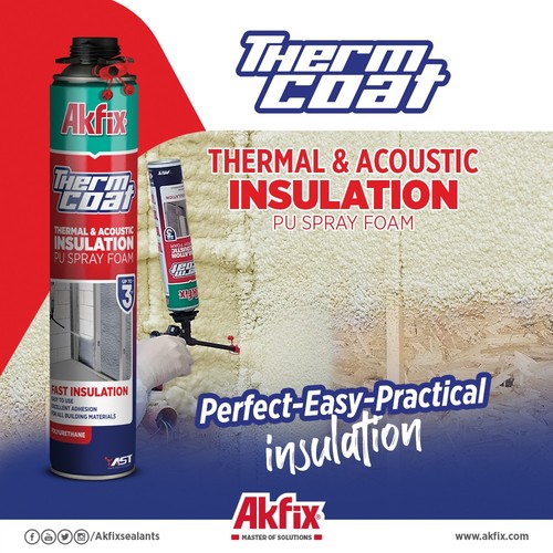 Akfix thermcoat spray - akfix, foam