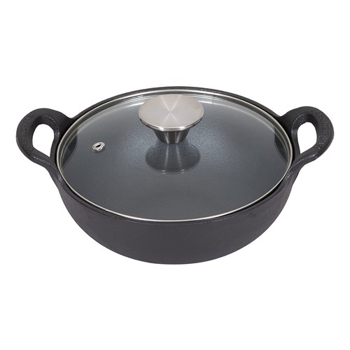 30cm pre seasoned cast - pre-seasoned,