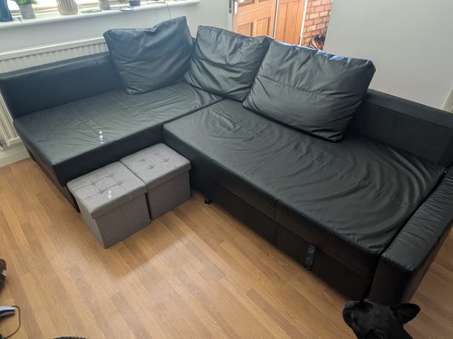 Ikea corner sofa bed with - ikea,