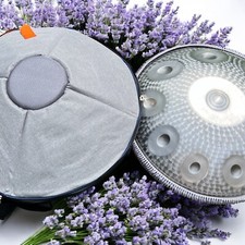 Silver Engraved Handpan Drum