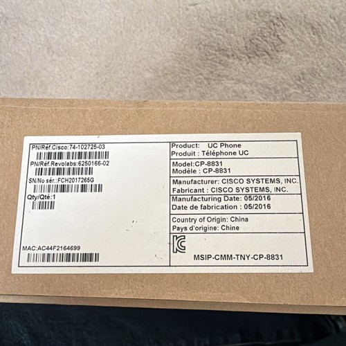 Cisco 8831 voip conference - cisco, cp-8831
