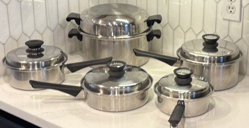 Vintage queen pot set pc - queen,