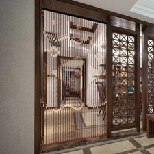 31Pc Wooden Beaded Bamboo Door