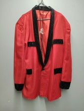 Mens Red Teddy Boy Drape