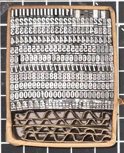 10pt numbers font metal - numbers,