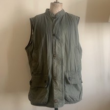 Barbour Westmorland Waxed Gilet Wax Jacket Green Size XXL